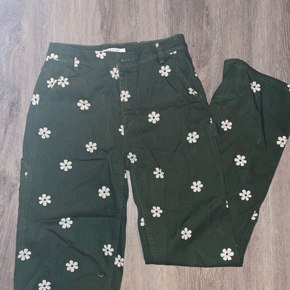 pacsun, forest green pants